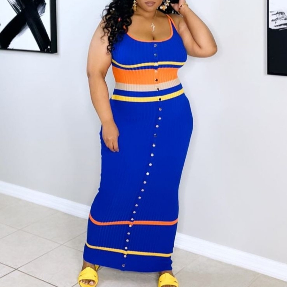 Ribbed Maxi Dress